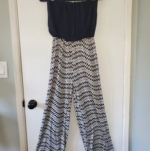 Magic one piece strapless pant jumpsuit